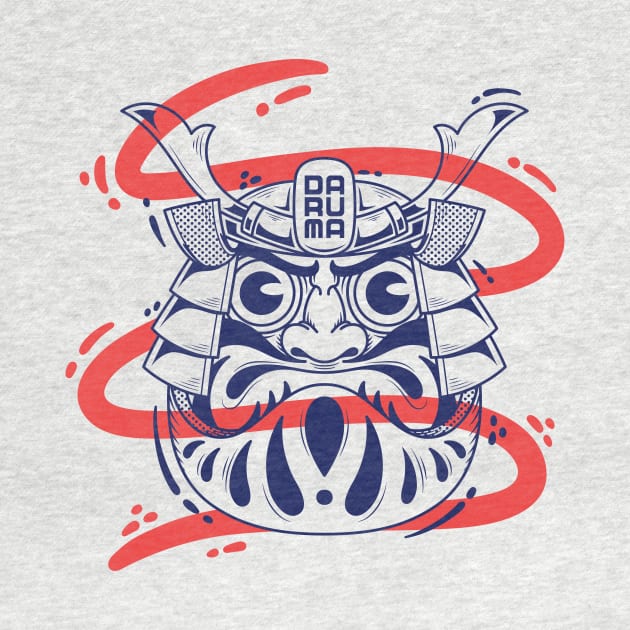 daruma doll illustration by Spes.id